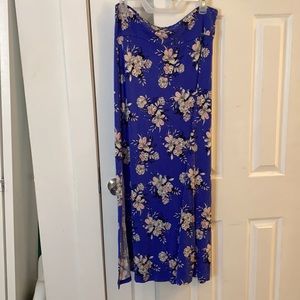 Floral maxi skirt